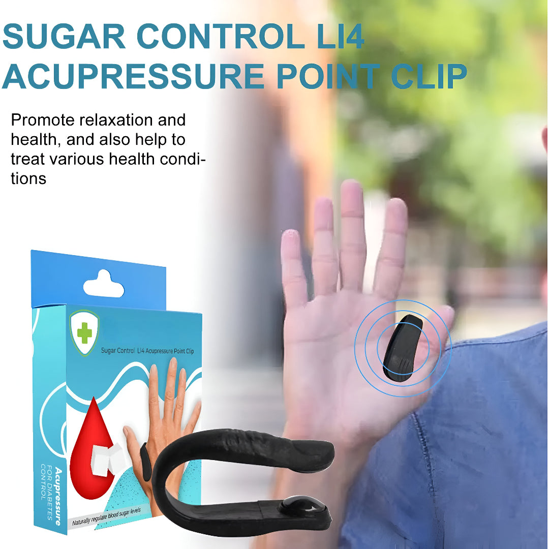 Sugar Control Li4 Acupressure Point Clip